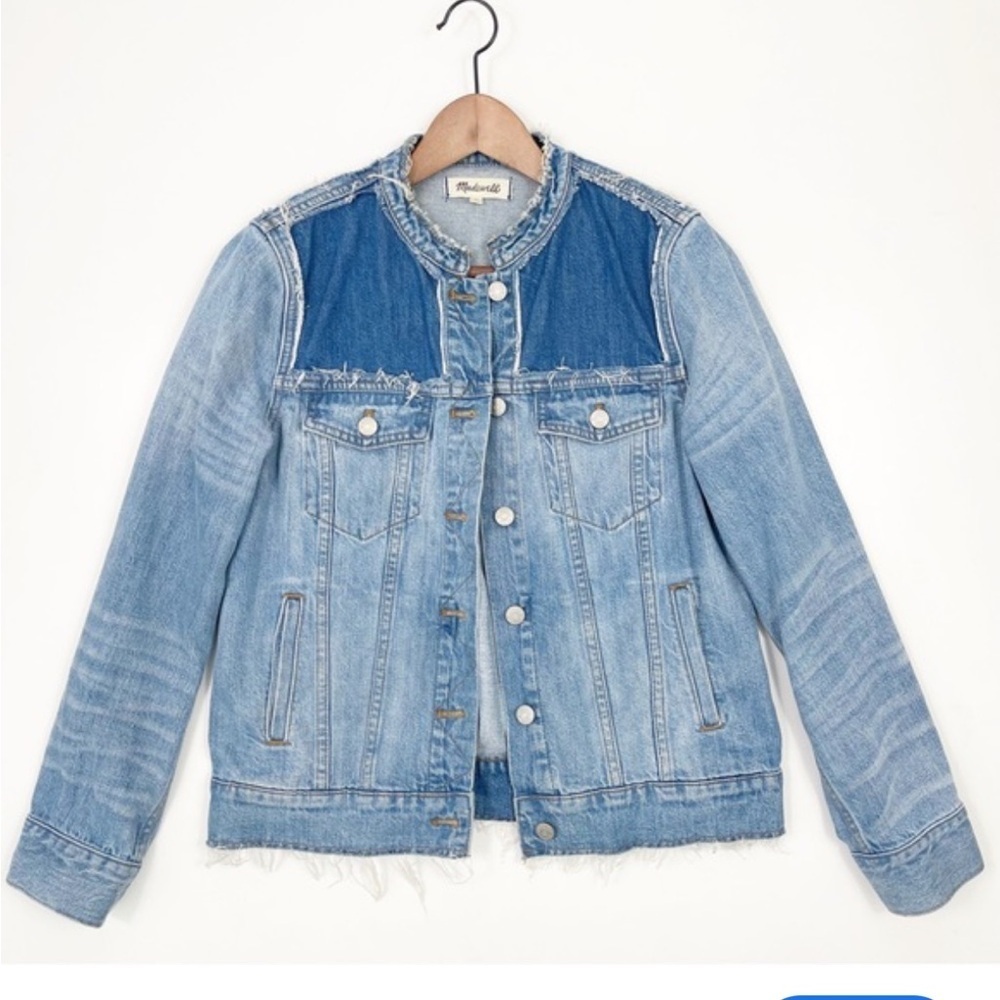 Madewell patch Jean denim jacket western casual